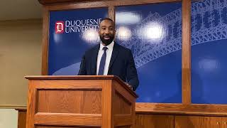 Duquesne Basketball HC Dru Joyce III Introductory Press Conference [upl. by Claudio]