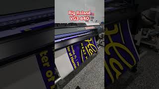 Roland VG3640 putting in the work decals smallbusiness printingmethod custom work [upl. by Narhem]