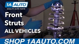 How to Install or Replace Front Struts on Any Vehicle Full Guide [upl. by Toomay]