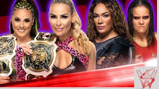 WWE RAW Tamina amp Natalya vs Shayna Baszler amp Nia Jax [upl. by Emsmus]