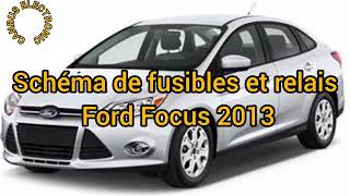 Schéma de fusibles et relais Ford Focus 2013 [upl. by Vieva]