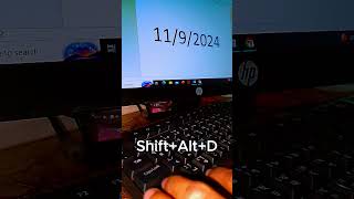 Date and Time word I asmrkeyboard asmrsounds gaming windows tricks emojishortcuts [upl. by Sacci395]