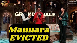 Bigg Boss 17 Munawar vs Abhishek Top 2 Final Mannara Chopra EVICTED [upl. by Havener]