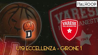 U19 Eccellenza  ALLIANZ DERTHONA BASKET vs PALLACANESTRO VARESE [upl. by Earezed492]