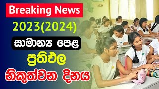 OL 2023 2024 Results Release Date  2023 ol results  GCE OL 2023 [upl. by Niatsirt]