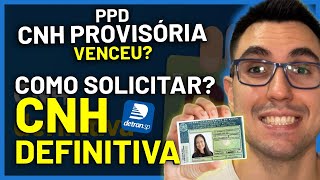 COMO SOLICITAR CNH DEFINITIVA PELA INTERNET DETRAN  PPD  CNH PROVISÓRIA VENCIDA [upl. by Aryamo390]