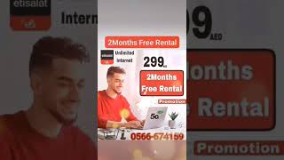 Etisalat home wifi connection in Dubai UAE Best internet service provider etisalat internet [upl. by Nilad365]