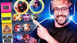 Los MEJORES campeones para ser OTP en lol TIER LIST 2024 [upl. by Yrrem843]