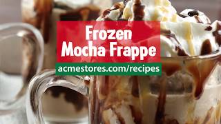 Frozen Mocha Frappe Recipe [upl. by Merkle194]