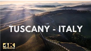 DRONE VIDEO Amazing hills of Tuscany  Italy in 4K [upl. by Ahsikyt226]