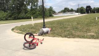 Kid Falls Off Bike HILARIOUS MUST SEE [upl. by Cam681]