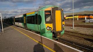 Trains at Eastleigh amp Bedhampton edited 12218 [upl. by Annoik]