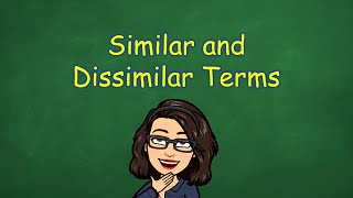 Similar and Dissimilar Terms [upl. by Atener150]