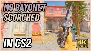 ★ CS2 M9 Bayonet Scorched  CS2 Knife InGame Showcase 4K [upl. by Anytsirhc]