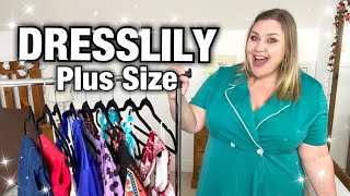 DRESSLILY plus size HAUL [upl. by Iteerp]