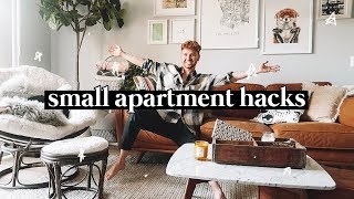 10 SMALL APARTMENT DECORATING TIPS  HACKS  Lone Fox [upl. by Dougal281]