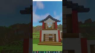 The roof design of the Japanese house is readyminecraft trending gaming shorts [upl. by Arraet]