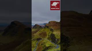 Quiraing in Scotland offers one of the most spectacular views on the Isle of Skye shortsvideo uk [upl. by Woodie30]