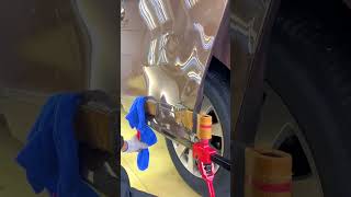 Repair process of car door dents [upl. by Yajeet]