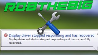 FIX Display Driver Stopped Responding Error Message  WINDOWS 7 [upl. by Namrak859]