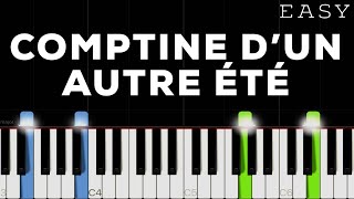 Yann Tiersen  Comptine d’un autre été Amélie  EASY Piano Tutorial [upl. by Pelligrini777]