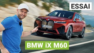 Essai BMW iX M60  Le SUV électrique qui dépasse les bornes [upl. by Desberg607]