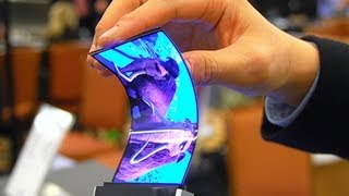 Samsung Amazing Flexible Display CES 2013 [upl. by Eleynad228]