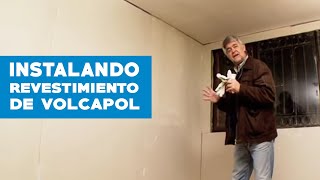 ¿Cómo instalar revestimiento de Volcapol [upl. by Tippets406]