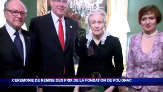 La Fondation de Polignac décerne ses prix [upl. by Diaz270]