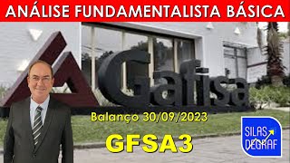 GFSA3  GAFISA SA ANÁLISE FUNDAMENTALISTA BÁSICA PROF SILAS DEGRAF [upl. by Viscardi]