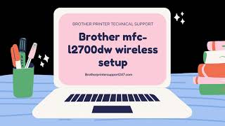 Brother mfc l2700dw wireless setup [upl. by Ryter]