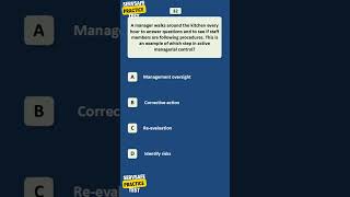 ServSafe Manager Practice Test 2025  Question 3140 shorts [upl. by Wilsey]
