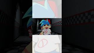 BF visiting the FNAF pizzeria Vs Five Nights at Freddys ANIMATION 1 shorts [upl. by Audry]