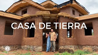 Preciosa Casa De TIERRA Y MADERA Hecha Con Sus Propias Manoscasas ecológicas [upl. by Burch606]