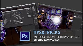 Tutorial Photoshop in Italiano  EFFETTO LAMPADINA TipsampTricks [upl. by Nna]