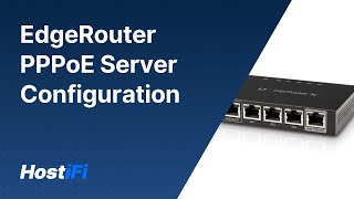 UISP  EdgeRouter PPPoE Server Configuration [upl. by Mohorva]