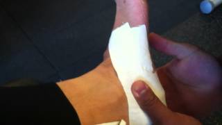 Proper athletic taping for Plantar Fascia support [upl. by Hanad]