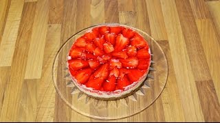 Backen • Rezept • ErdbeerQuark  SahneTorte • Bald ist Erdbeerzeit [upl. by Ronda]