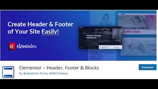 ✅ HEADER FOOTER ELEMENTOR TUTORIAL ESPAÑOL [upl. by Akyre49]