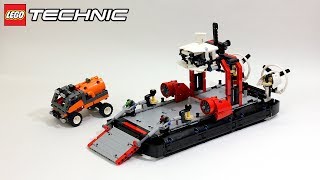 ЛЕГО Техник 42076 Корабль на воздушной подушке – Обзор  LEGO Technic 42076 Hovercraft  Review [upl. by Motteo]