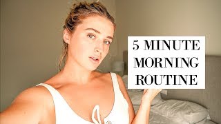 ⏰5 MINUTE SUMMER MORNING ROUTINE ☀️  allanaramaa [upl. by Ebner]