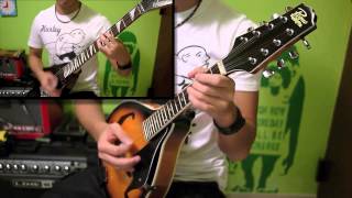 Dropkick Murphys  Im Shipping Up to Boston Mandolin and guitar cover [upl. by Sonya]