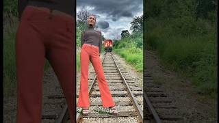 Funny train vs sand sculpture special effects on the train driver half new magical train vfx yt [upl. by Martineau]