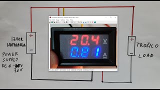 Digitalni volt amper metar  How to Setup a Digital Volt Amp Meter Wire Connection [upl. by Asenev]