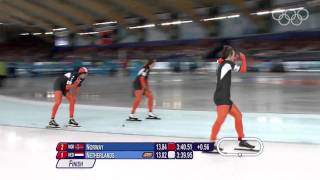 Speed Skating Men Team Pursuit Bronze  Vancouver 2010 [upl. by Eirroc]