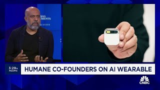 Former Apple designers launch 700 Humane AI Pin as smartphone replacement [upl. by Retsam639]