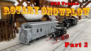 USA Trains 1225 Scale Rotary Snowplow Pt 2 [upl. by Derr]