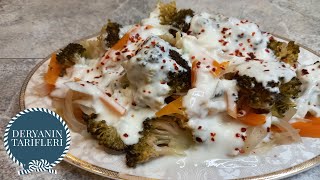 SAĞLIKLI BİR LEZZET 💯 Brokoli Salatası Nasıl Yapılır 😍 Diyet Yemekleri ✅ Salata Tarifleri [upl. by Kinata]