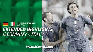 Germany 02 Italy  Extended Highlights  2006 FIFA World Cup [upl. by Yleve]