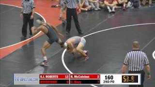 20161210 Owen J Roberts vs Boyertown Bear Duals finals [upl. by Chen485]